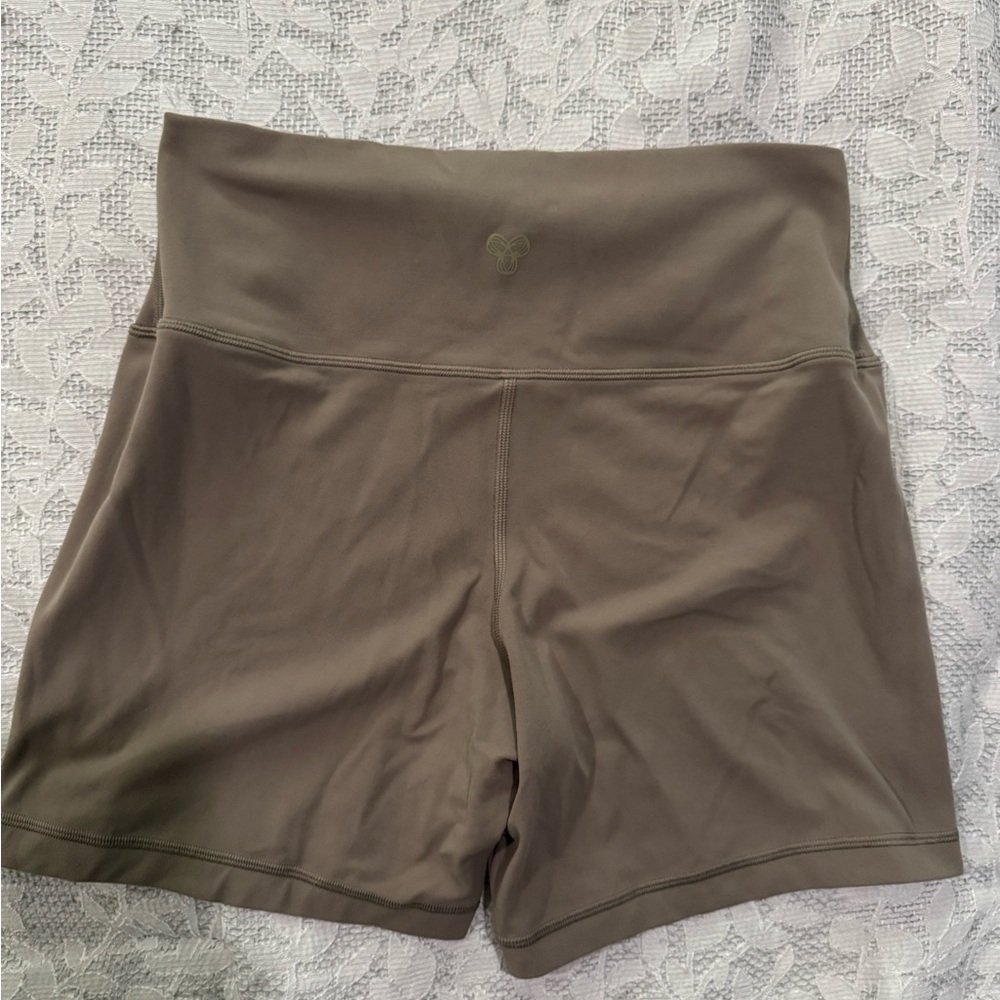 Women's High-Waisted Brown Shorts
